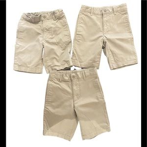 Bundle of 3-Boys Khaki GAP Slim Shorts, Sz 8, Excellent Condition!